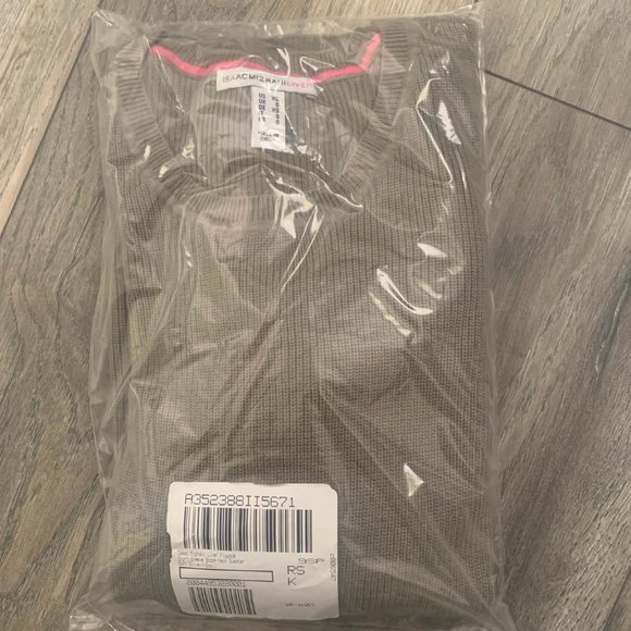 NWT ISAAC MIZRAHI FLOUNCE SHORT SLEEVE SWEATER XS - Picture 12 of 14